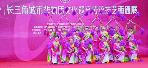 如皋非遺亮相長三角城市非遺傳統(tǒng)技藝南通展(圖1) huxx1605118