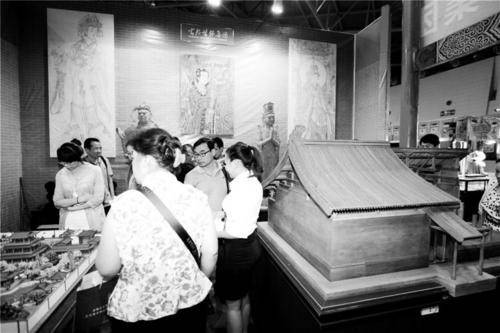 “太原佛博會”特色文化品牌展(圖2) 往屆太原佛博會現(xiàn)場。